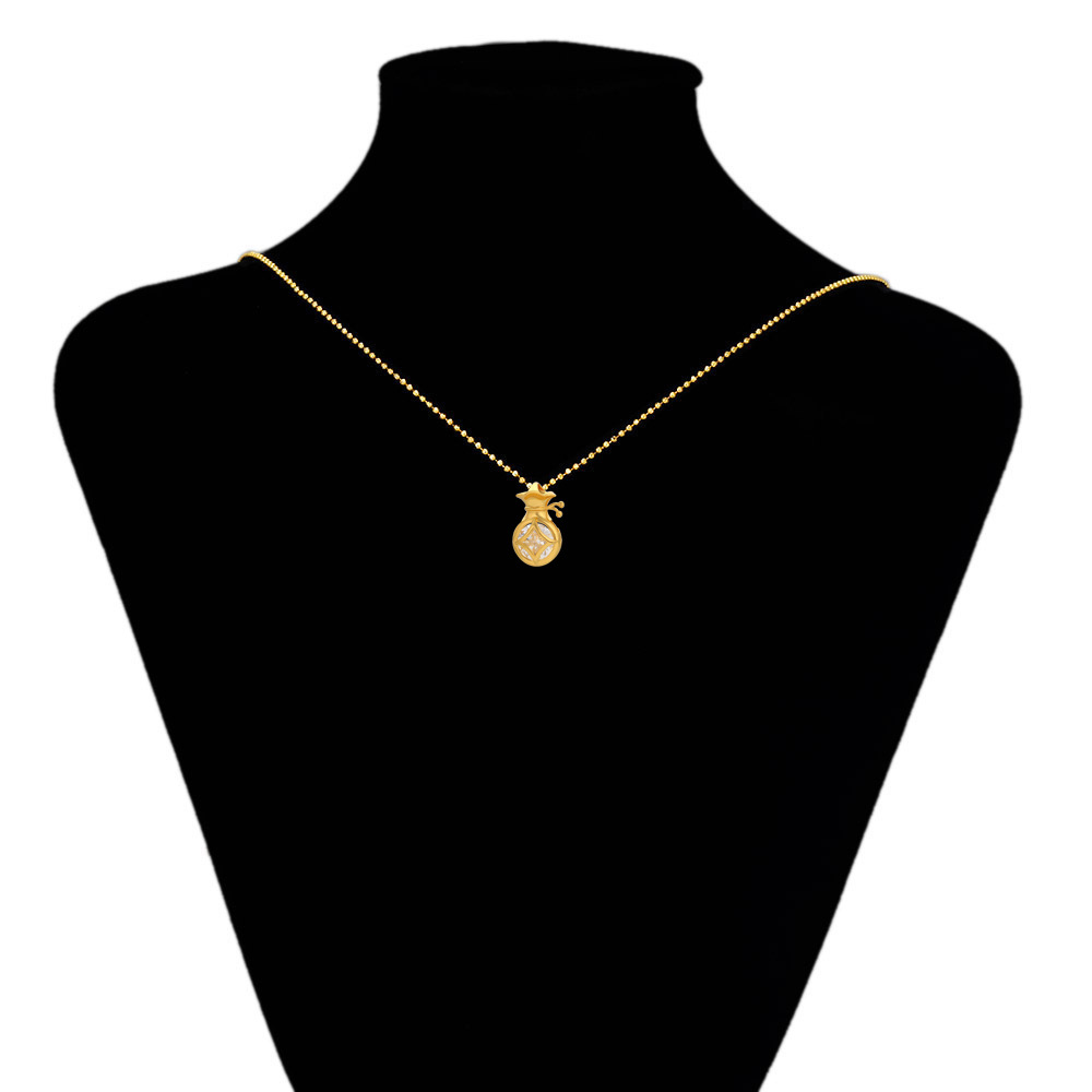 Xuping serie de color de aleación de cobre joyas artificiales colgante nicho ligero lujo retro accesorios collar mujer