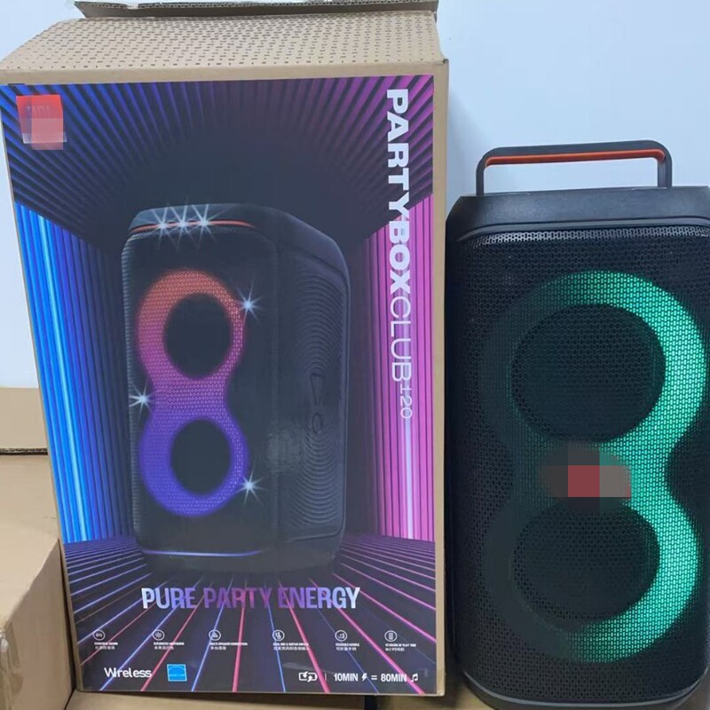 Cross-Border Applicable Partybox120 Bluetooth Heavy Bass Outdoor Mobile Large Speaker Light Show Audio System 160W