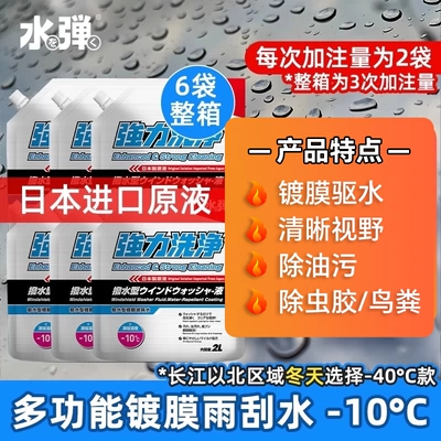 Glass agent suitable for all seasons, anti-freeze - 10-degrees-2l-pack-six-bags-for-the-whole-year-full-box