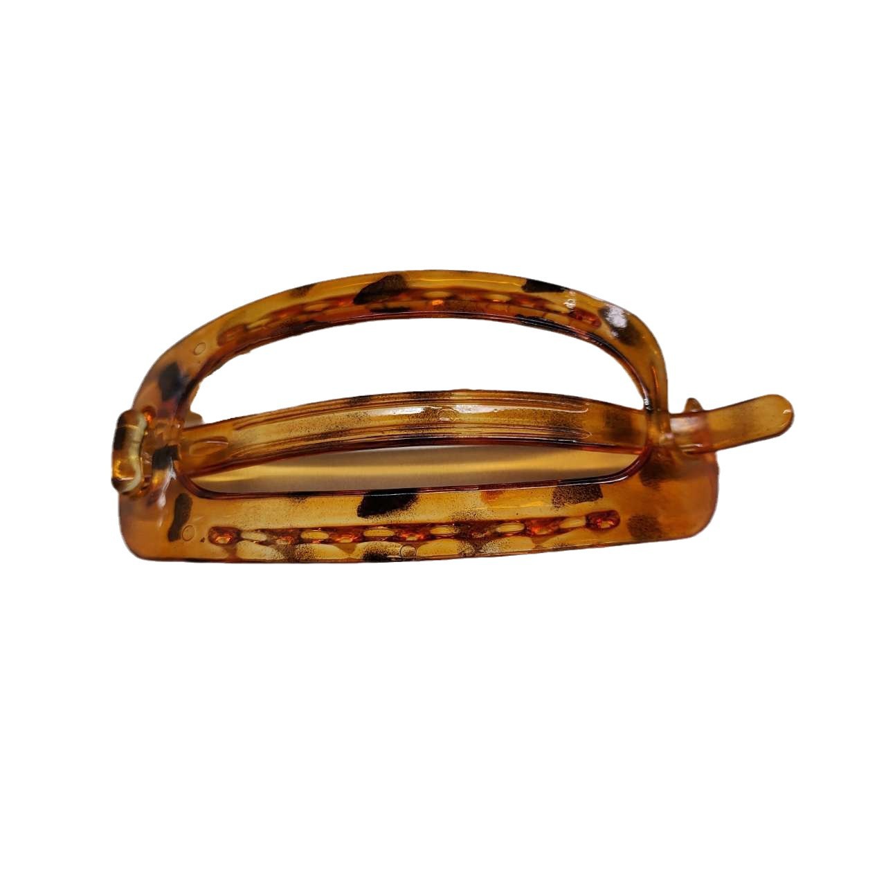 Horquilla ovalada simple, volumen de cabello femenino, clip giratorio de la parte posterior de la cabeza de moda, clip de una palabra, tocado de temperamento de alta calidad