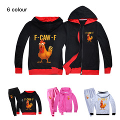 F-Caw-F Funny Chicken 春秋拉链外套儿童开衫套装 5057