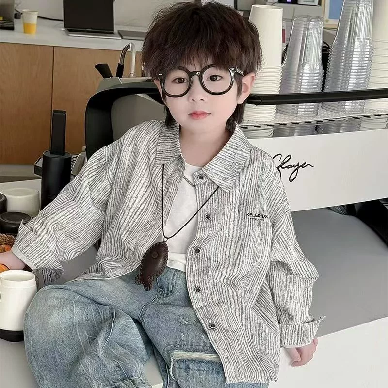 Autumn spring trend shirt for boys