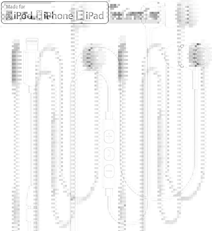 MFI入耳式耳机苹果12耳机有线耳机线控耳机游戏耳机声卡耳机