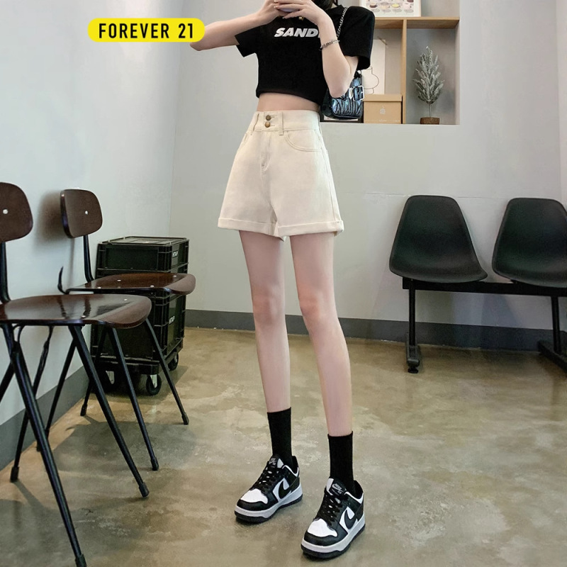 女性用ホワイトデニムショートパンツ2025年夏トレンディで多用途な新しいルーズハイウエストAラインホットパンツ小柄な人向け|undefined