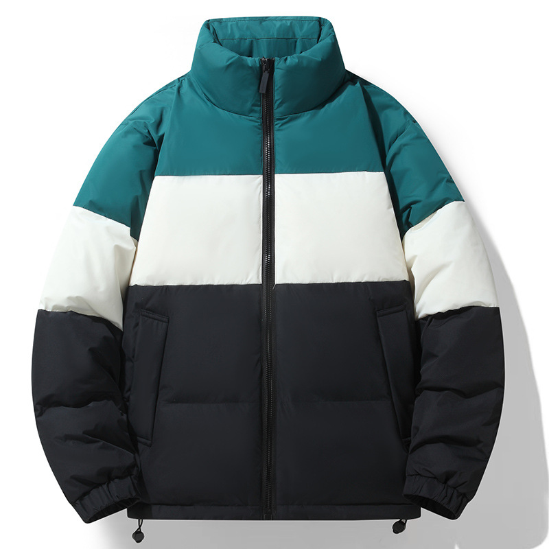 Nuevo estándar nacional de 90 blanco para hombres grueso chaqueta púrpura chaqueta antifría transfronteriza ropa de trabajo chaqueta de pluma personalizada