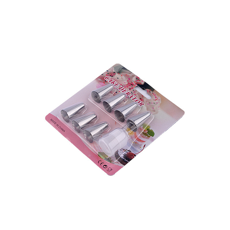 Acero inoxidable enmarcado boquilla de tarjeta conjunto de pastel crema enmarcado bolsa de flores horneado DIY frijoles disueltos conjunto de herramientas de galletas image 7