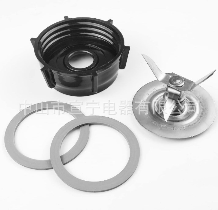 Accesorios de máquina de jugo de venta caliente de comercio electrónico transfronterizo Acero inoxidable 4 / 6 página cuchillo base compatible con Osterizer y Osterizer