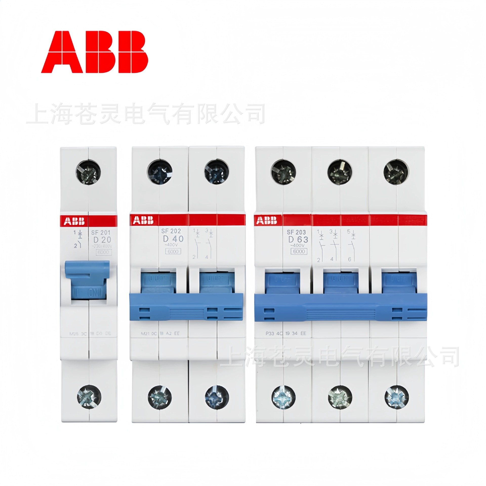 ABB SF200 миниатюрный автомат SF202-C32 SF202-C40 SF202-C50 SF202-C63