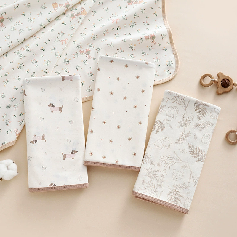 Детское одеяло из чистого хлопка типа А, летнее одеяло для новорожденных на выход, мягкое дышащее одеяло из чистого хлопка, пеленальное полотенце