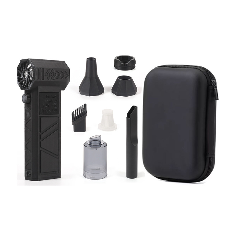 흡입 및 송풍 통합 폭력 팬에는 흡입 노즐 8000ma 130k rpm이 함께 제공됩니다.