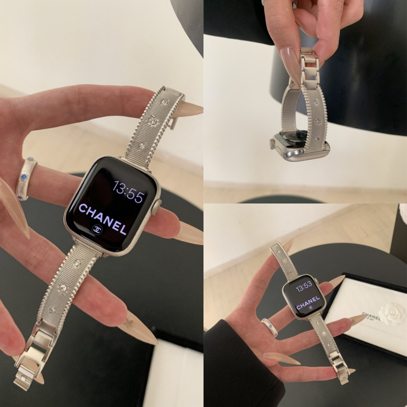 Mangxing Bracelet Metal Strap Suitable for Apple Watch Strap Iwatch11 Strap Applewatch109876Se