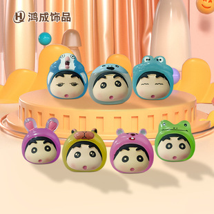 Creative Cartoon Luminous Animal DIY Moe Grain Desktop Car Stereo Ornaments Resin Small Ornaments Decorations