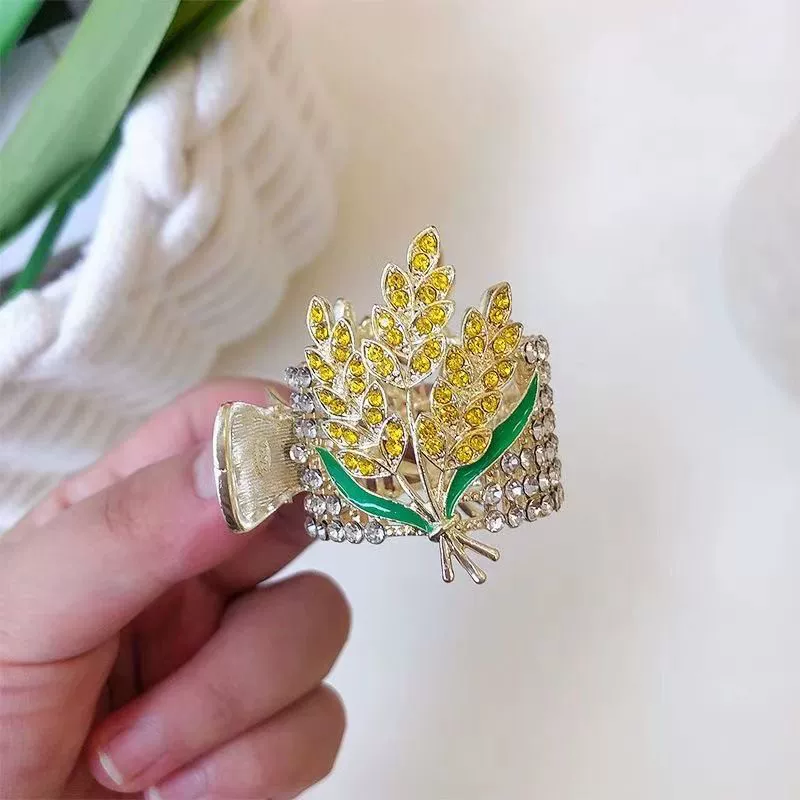 Металлическая заколка для волос, декоративная аксессуары, стиль цветка и краба/акулы, высокое качество