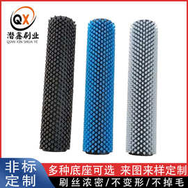 批发清洗机毛刷辊工业毛刷辊滑雪板毛刷辊刷马毛刷辊