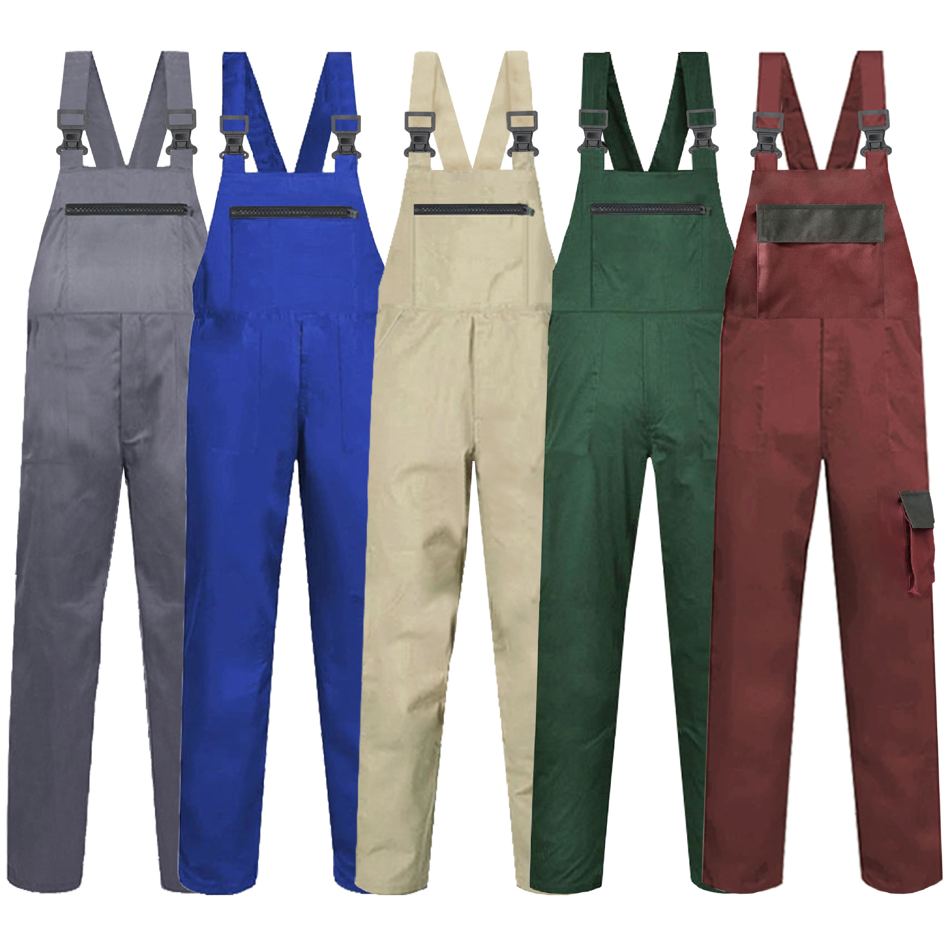 Cross-border pure cotton casual jumpsuit auto repair factory welding overalls outdoor labor protection suspenders overalls men
