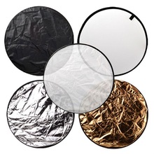 摄影反光板折叠补光板柔光板背景板五合一金银白便携遮光板挡光板