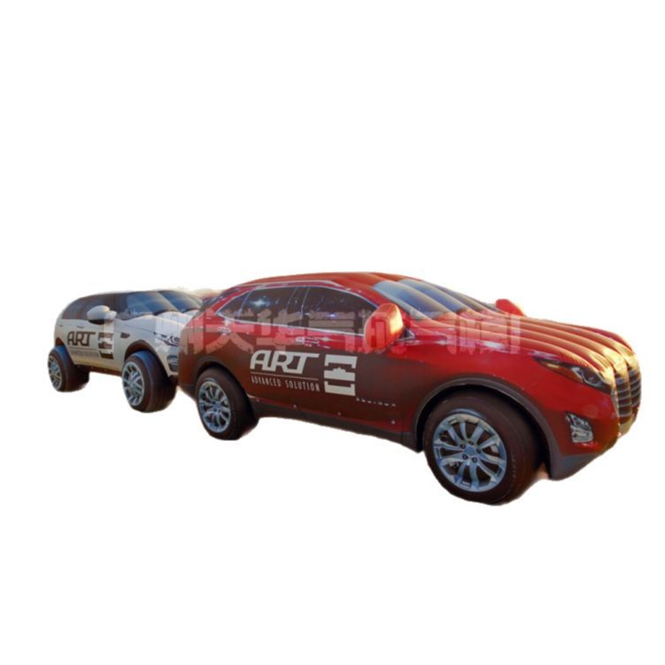 Personalizado pvc inflable modelo de coche inflable publicidad simulación Explorer coche modelo inflable