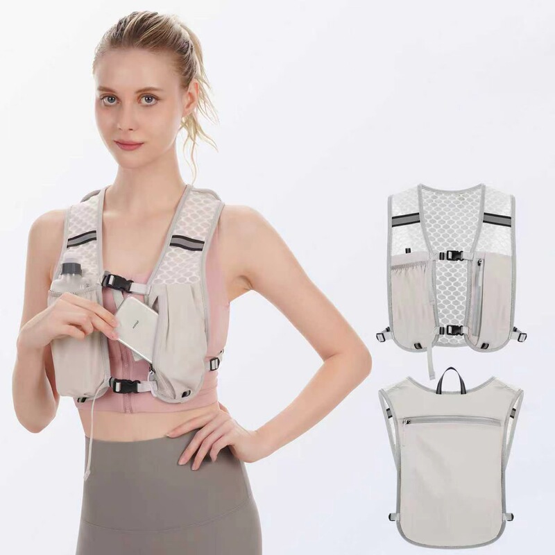 Running Backpack New Model Multi-Functional Marathon Outdoor Mountaineering Hiking Cycling Reflective Water Bag Sports Backpack Vest