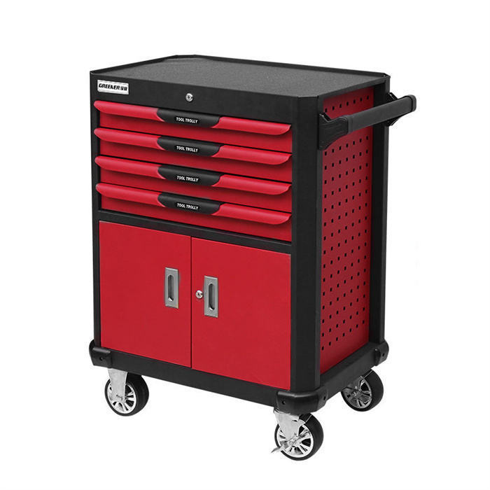 Carro de herramientas, gabinete, carro, caja multifuncional, reparación de automóviles, hardware de grado industrial móvil, tipo de cajón grueso de servicio pesado
