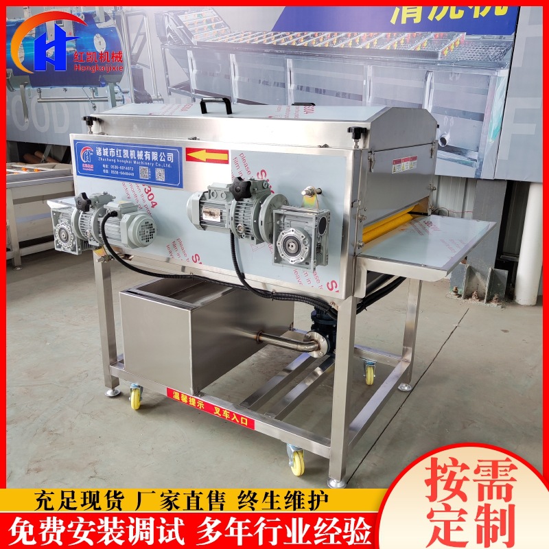 水循环过滤粽叶清洗机 不锈钢苇叶清洗机设备 大叶子清洗机设备