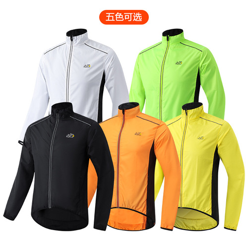 Riding Windbreaker Cycling Jacket Road Cycling Windbreaker Outdoor Sports Jacket Thin Waterproof Cycling Jacket
