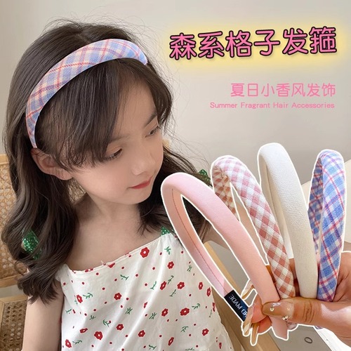 Children's Colorful Hair Band without Tightening, for Girls, Baby, Sweet and Cute Hair Band, Fashionable and Versatile Hair Pin, Head Accessory