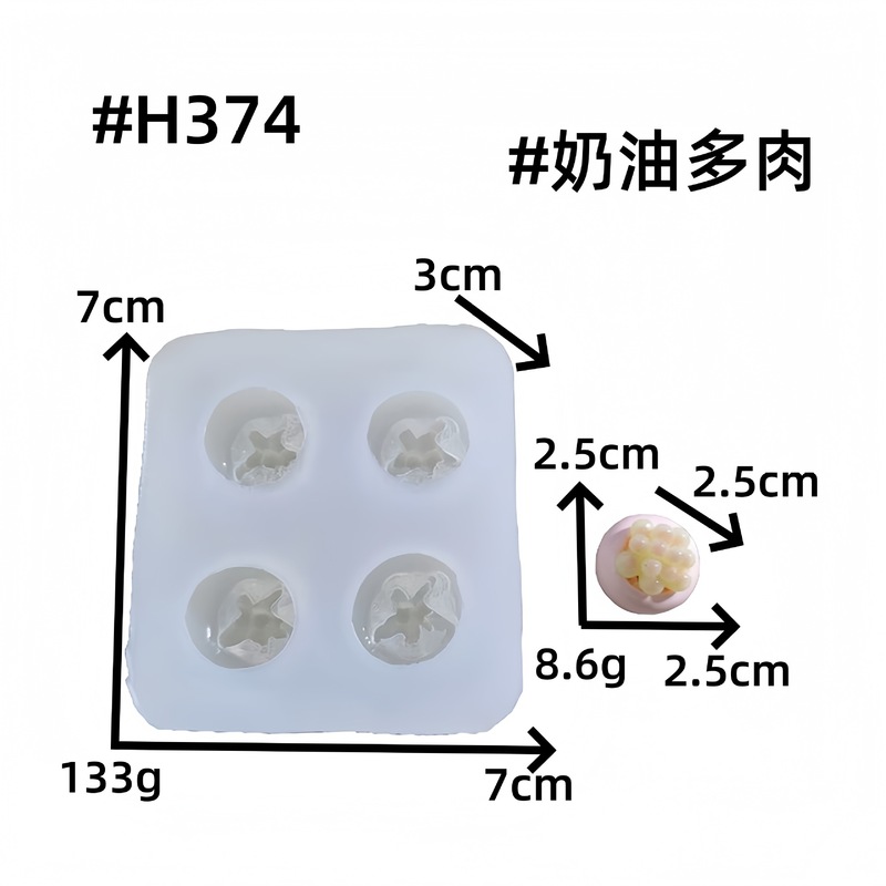 迷你食玩小鼻嘎硅胶模具面包巧克力翻糖烘焙膜具树脂捏捏硅胶模具|undefined