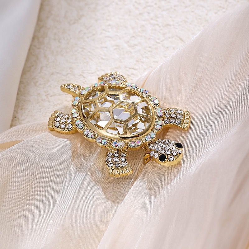 23g Weight Corsage Classification Simple Style Pin Tortoise Alloy Inlay Women's Corsage