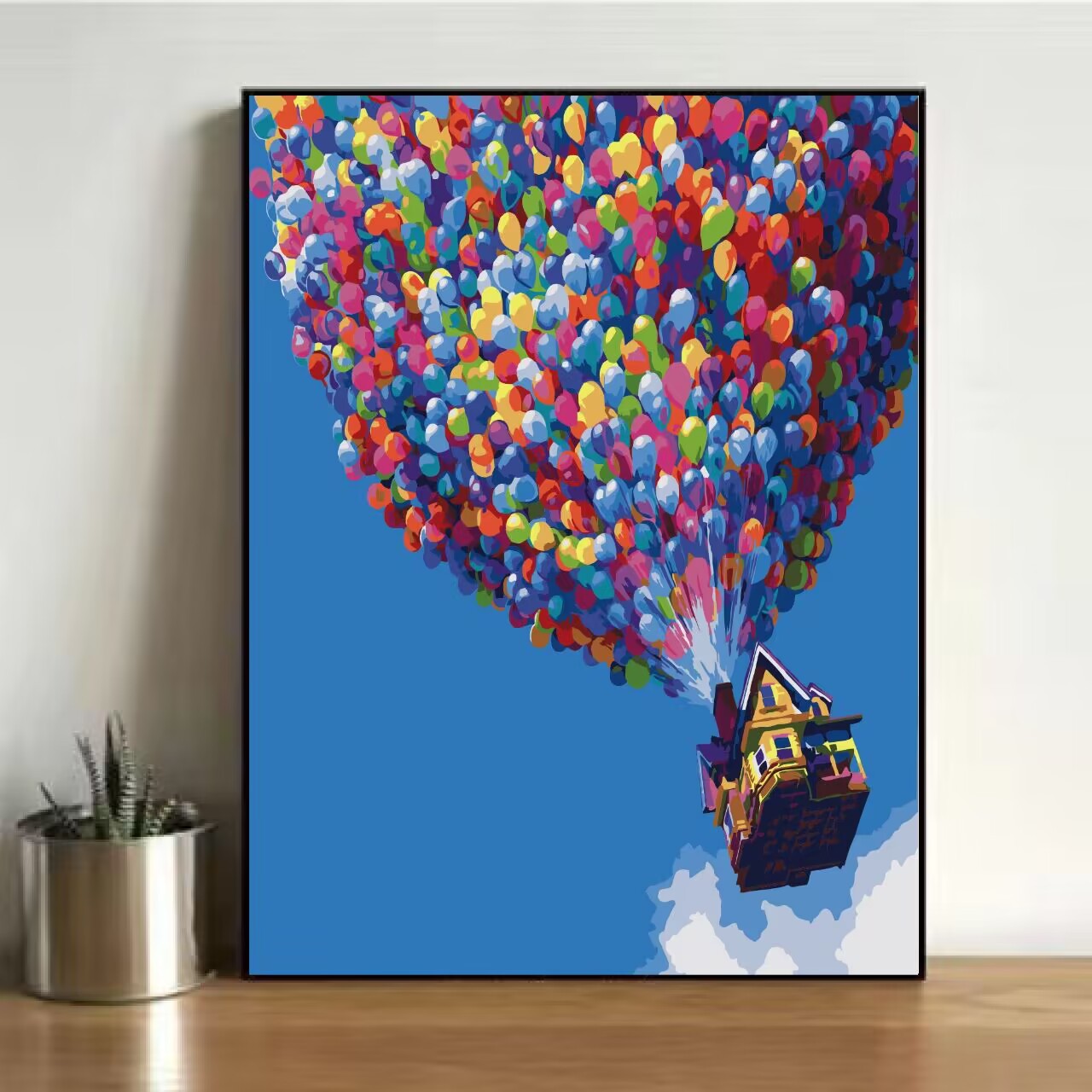 Caqui pintura simple pintura decorativa pintura china todo va bien bricolaje pintura al óleo digital pintado a mano pintura al óleo de relleno estilo chino