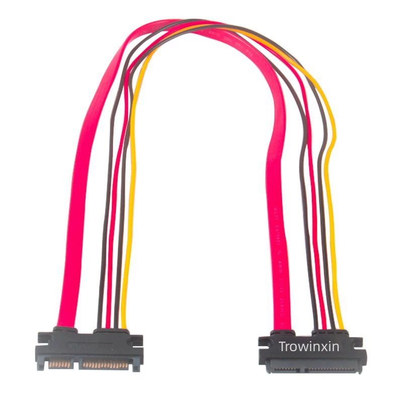 SATA-кабель 7+15, SATA Data Cable + Power Line, общая удлинительная линия, кабель для SATA HDD, два в одном