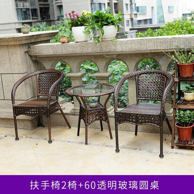 업그레이드 대형 의자 2 개 + 투명 원형 테이블 60 개