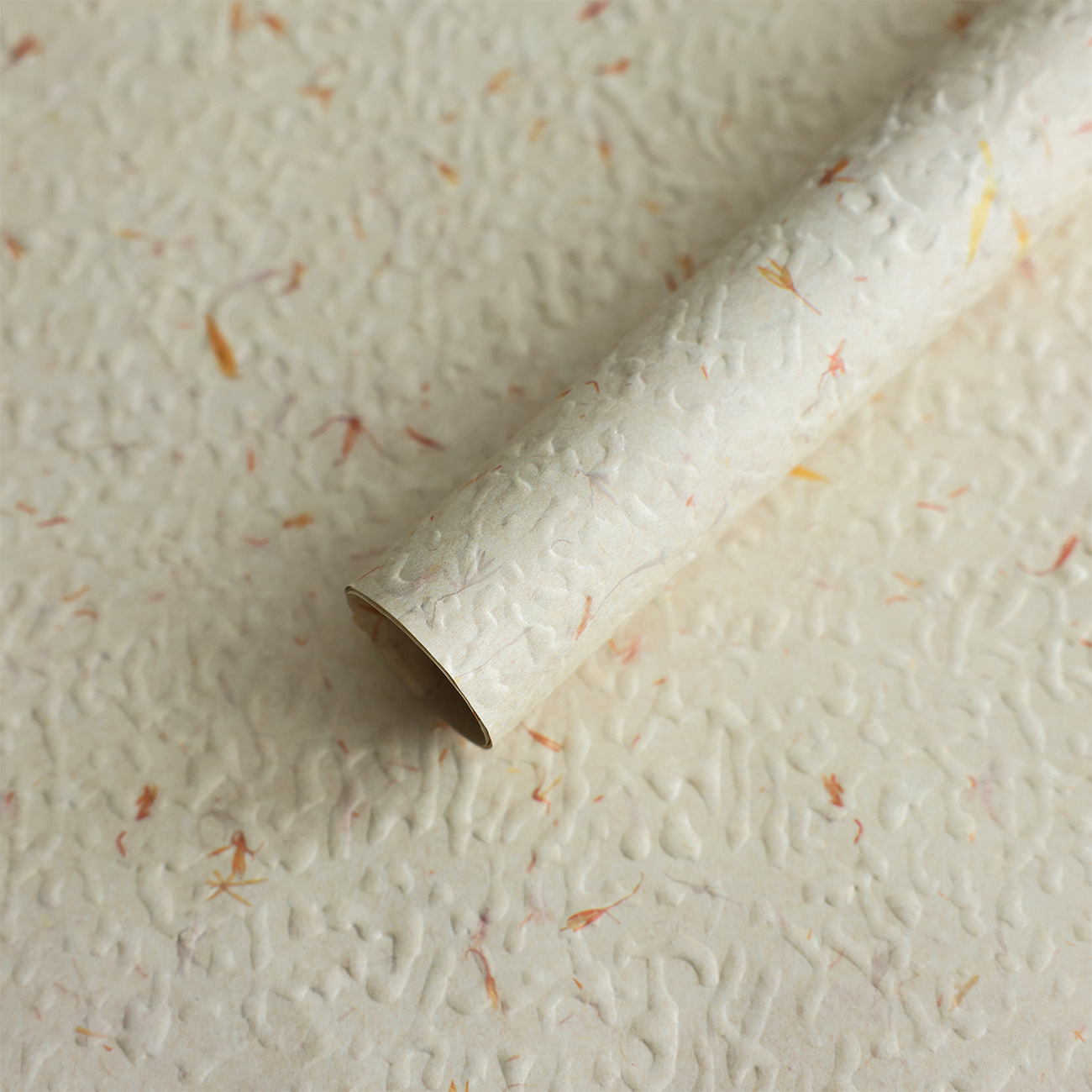 Papel de pétalos espeso flor relieve papel de embalaje ramo de flores regalo caja de regalo floral papel de arte