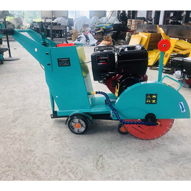 手推式电动切割机   路面切割刻纹两用机  自行走防滑刻纹机