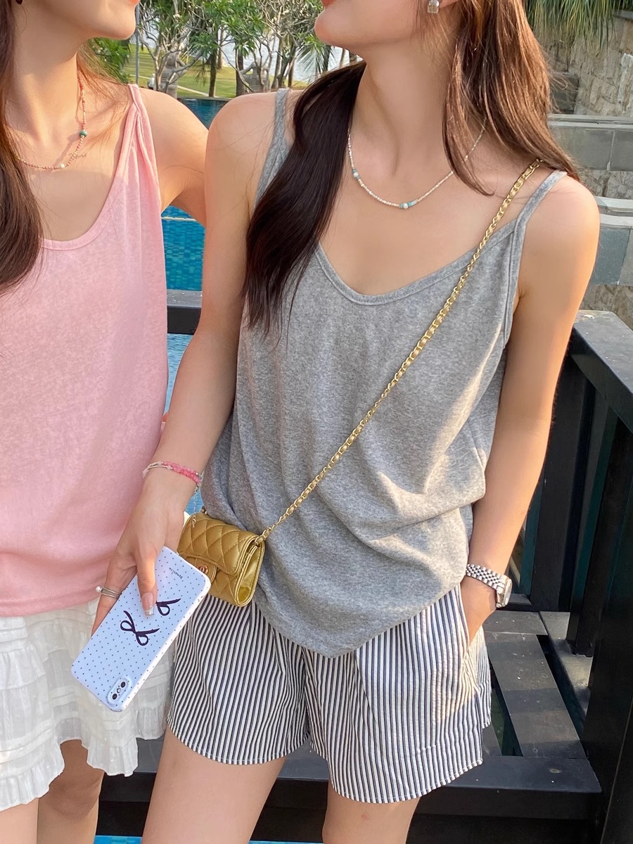 라이트 그레이 ~ 얇은 어깨 끈