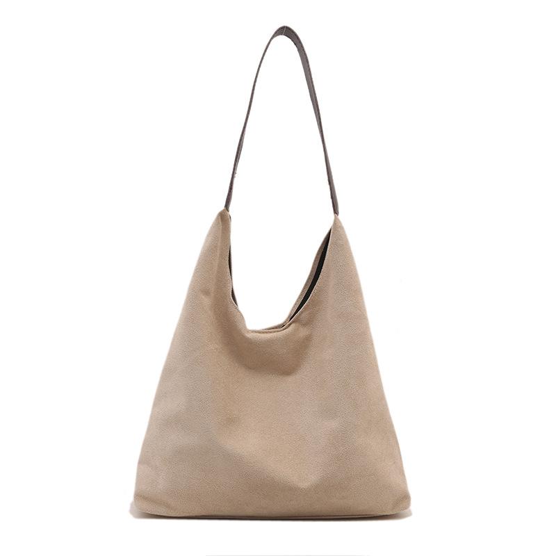 Niche Zhong ternero bolso para mujeres 2024 nueva moda de gran capacidad bolso de hombro de brazo casual versátil bolso de viaje