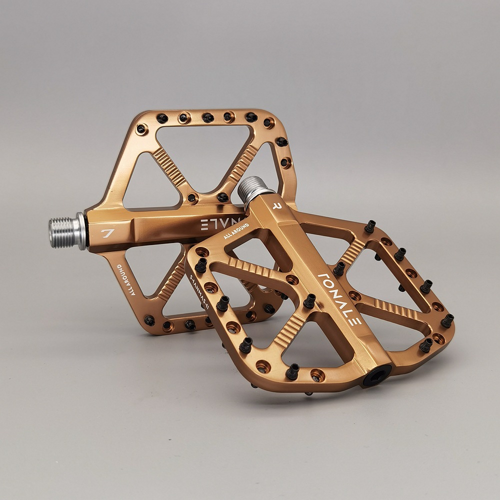 MTB Fahrradpedal Titan rutschfeste CNC 3-Lager Aluminiumlegierung Fahrradpedale Radfahren Fußpedale für Mountainbike-Zubehör – Detail 11