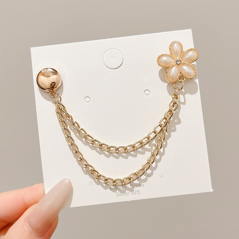 Broche de cintura para mujer falda apretada cintura artefacto pin fijo botón de botón anti-peregrino broche anti-peregrino
