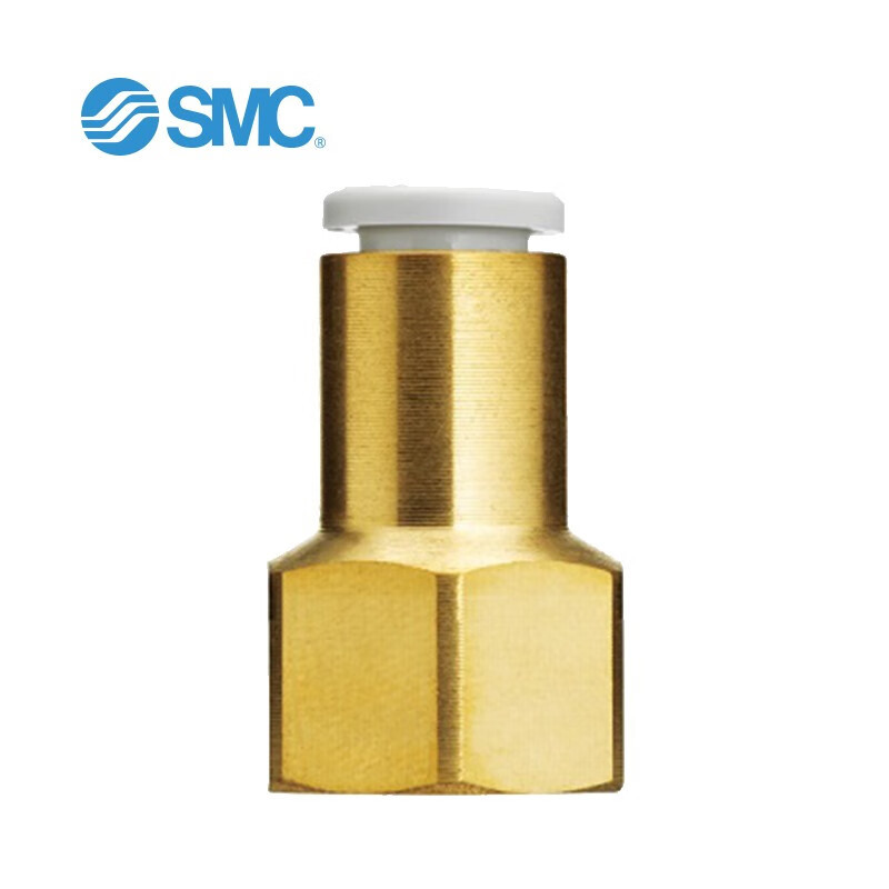 SMC KQ2F 系列 公制尺寸 快换接头 内螺纹直通接头 KQ2F06-01A