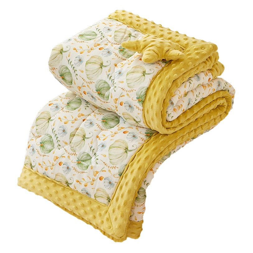 Baby and Children's Quilt Made of Class a Bamboo Fiber and Soybean Fiber, Bamboo Cotton, Thickened for Autumn and Winter, Original Design for Kindergarten
