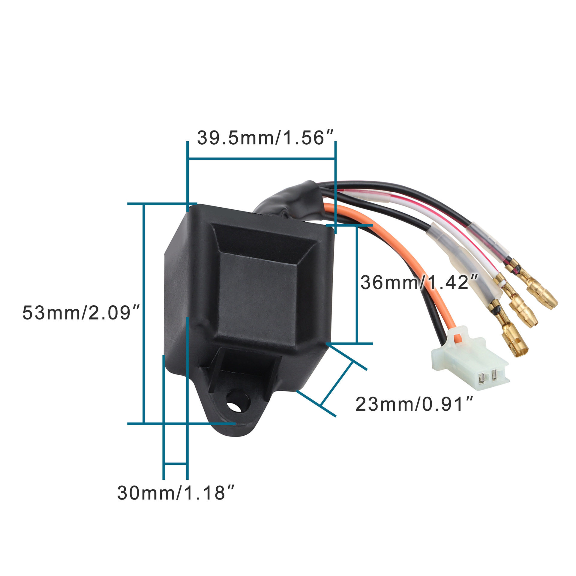 GOOFIT Motorcycle CDI Igniter 5-Wire