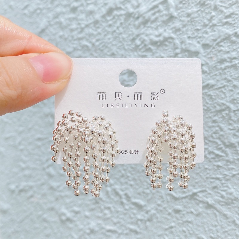 丽银/丽贝丽影复古金属耳环潮流耳饰女简约气质耳坠个性时尚潮款|undefined