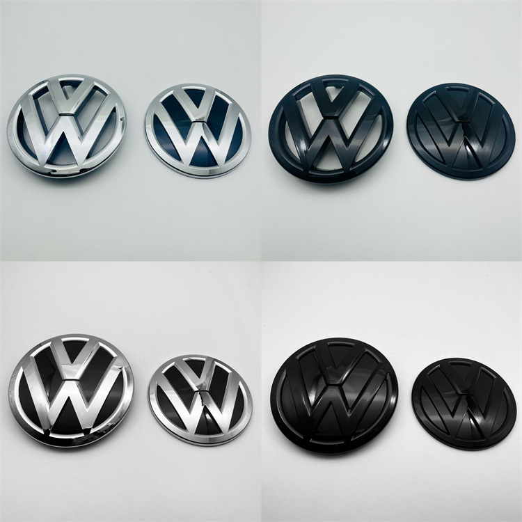 Suitable for Volkswagen Caddy Front and Rear Logo Modification, 10-15/16-20 Model Caddy Center Grille Tail Logo, Black