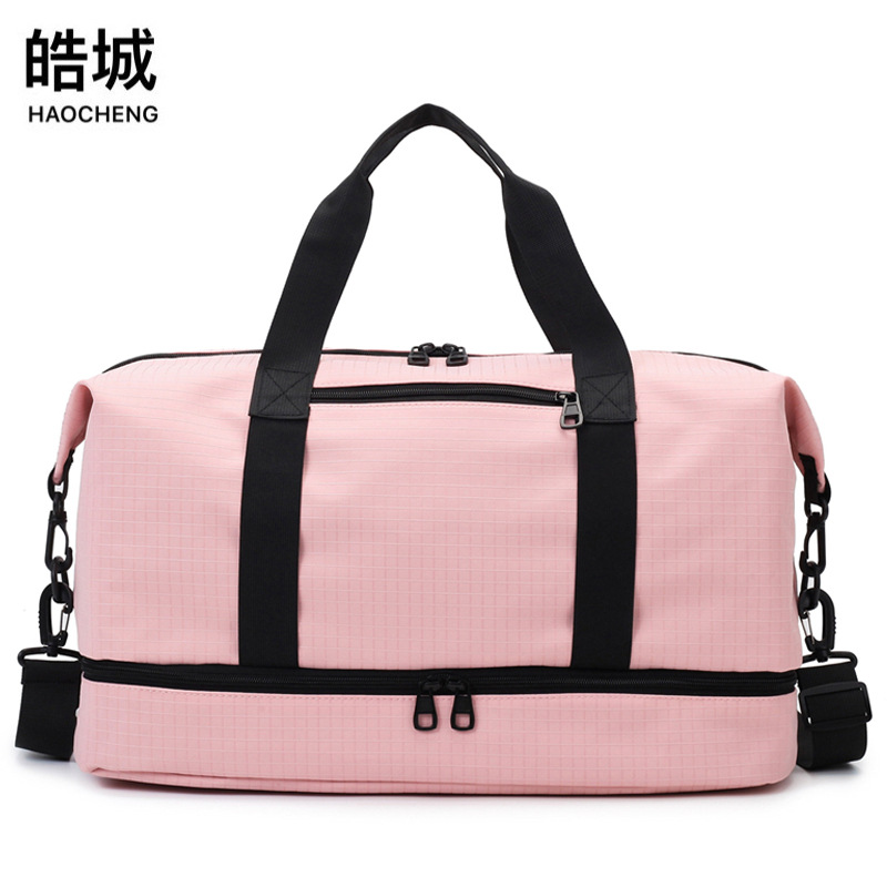 Bolsa de viaje separada en seco y húmedo, bolsa de equipaje de gran capacidad para viajes de negocios de corta distancia, bolsa de fitness de natación deportiva, bolsa de almacenamiento