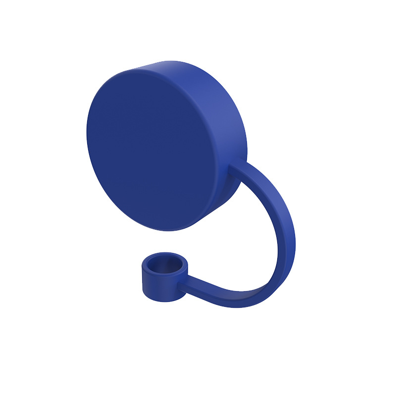 Tapa de pajita nueva transfronteriza, tapa de pajita de silicona, tapa de pajita de silicona impermeable y a prueba de polvo, regalo de LOGO personalizado