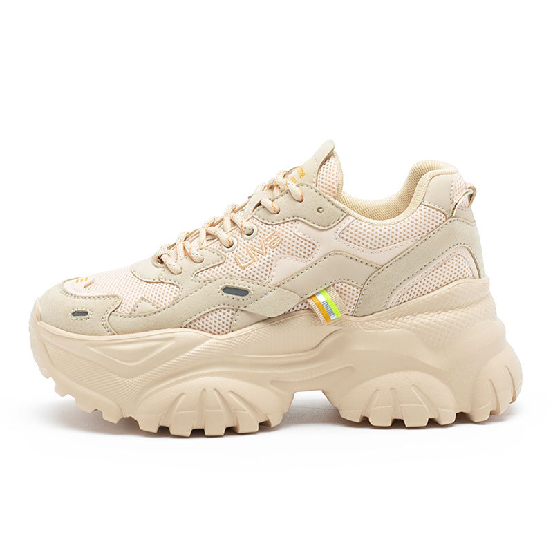 Zapatillas Augusden estilo papá para mujer, novedad primavera 2026, zapatillas adelgazantes de moda estilo INS, calzado casual de suela gruesa.