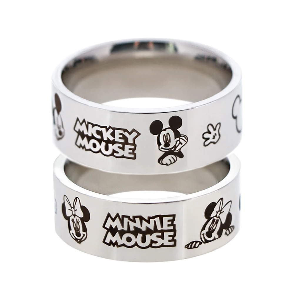 cartoon cute fashionable ring stainless steel