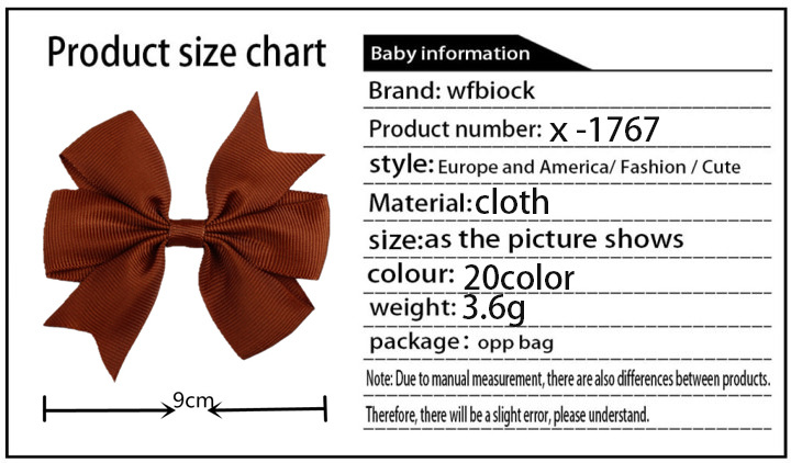 Hair Clip Hair Accessories Type Cute Bow Knot Cloth Hair Clip