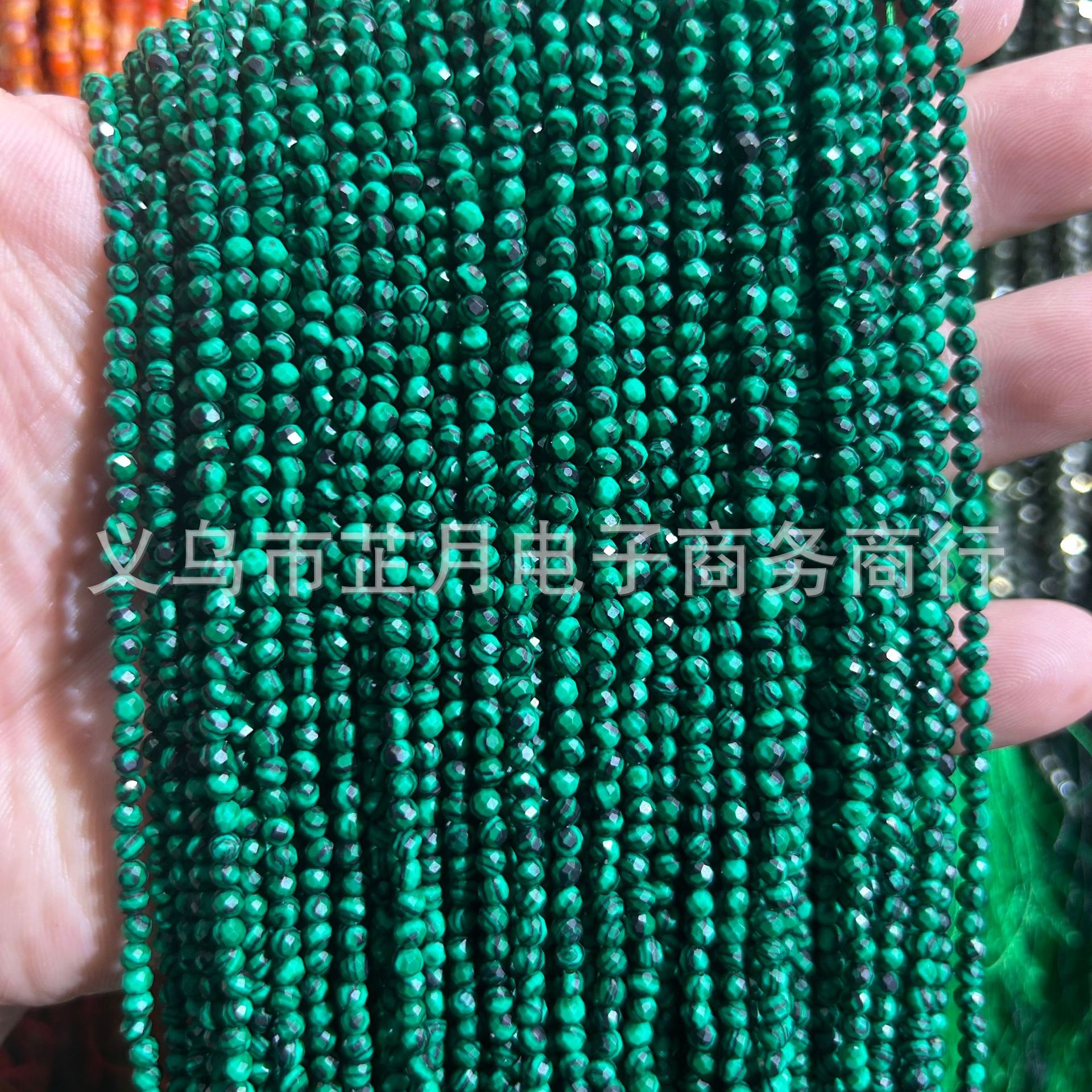 Pequeñas cuentas 2mm3mm4mm facetas todo tipo de ágata Cristal de piedra natural granos sueltos DIY joyería pulsera collar