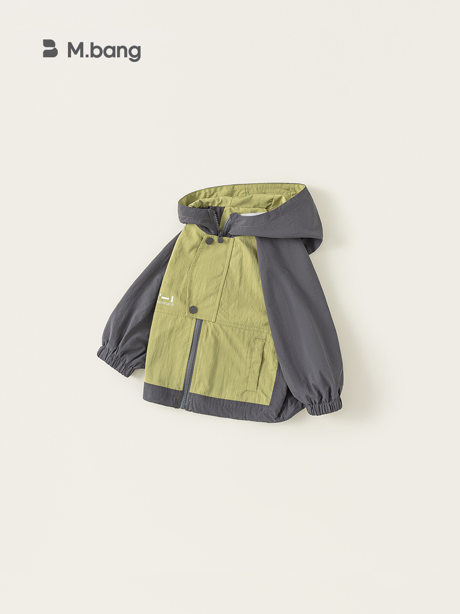 Yoobao ropa infantil chaqueta encapuchada para niños 2025 primavera nuevo cardigán de color para niños ropa de primavera chaqueta de niños