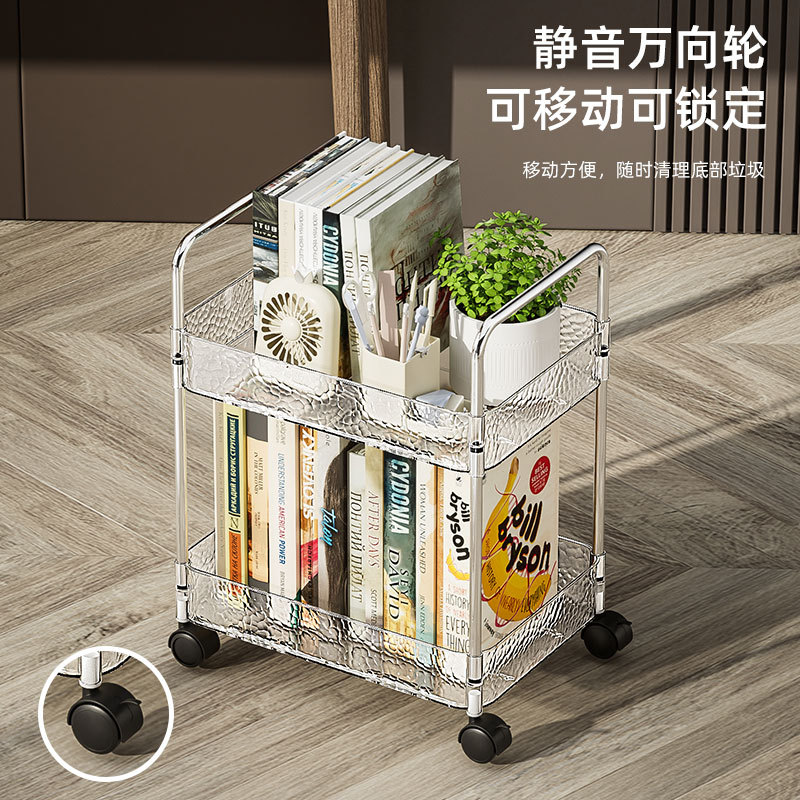 家用整理收納神器宿舍透明零食架書架浴室化妝品收納架臥室收納架